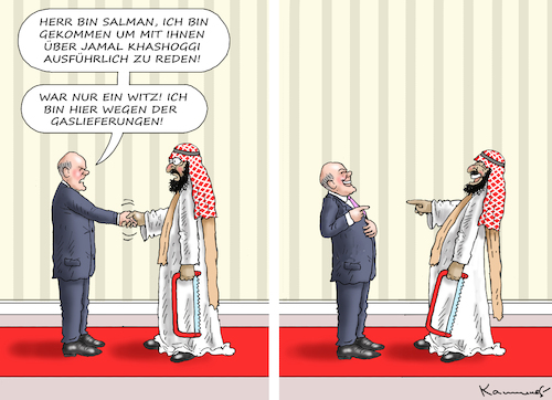 SCHOLZ BEI DEN ARABERN SCHOLZ BEI DEN ARABERN