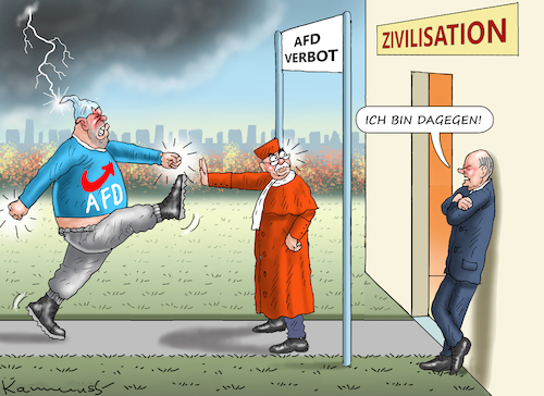 SCHOLZ GEGEN AFD-VERBOT SCHOLZ GEGEN AFD-VERBOT
