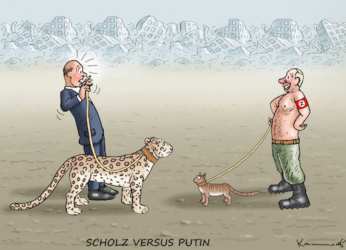 Scholz versus Putin Scholz versus Putin
