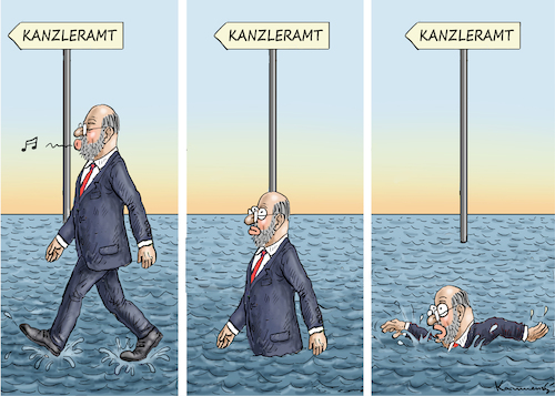 Cartoon: SCHULZ-EFFEKT DEFEKT (medium) by marian kamensky tagged schulzeffekt,martin,schulz,kanzlerkandidat,spd,saarlandwahlen,schulzeffekt,martin,schulz,kanzlerkandidat,spd,saarlandwahlen