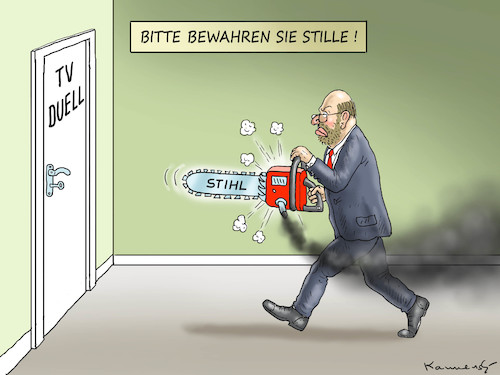 SCHULZ VERSUS MERKEL