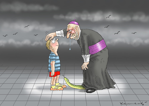 Cartoon: SCHWEINEPRIESTER (medium) by marian kamensky tagged sexuelle,übergriffe,katolische,kirche,usa,pädofilie,priester,sexuelle,übergriffe,katolische,kirche,usa,pädofilie,priester