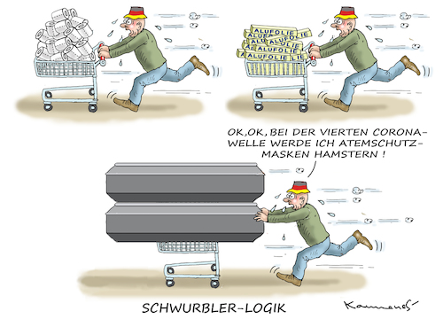 SCHWURBLER-LOGIK By marian kamensky | Politics Cartoon | TOONPOOL