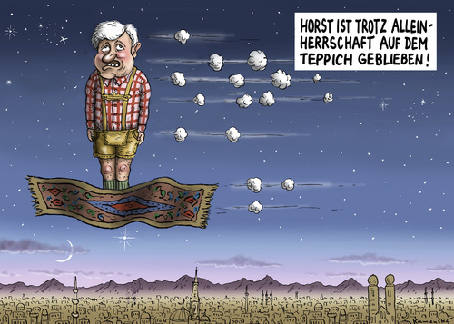 Seehofer auf dem Teppich