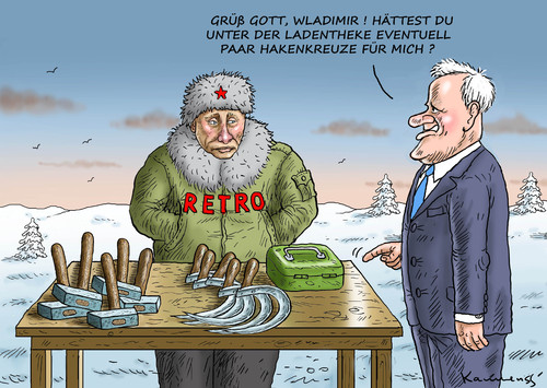 Cartoon: Seehofer nach Russland (medium) by marian kamensky tagged eu,flüchtlinge,asyl,politik,willkommenskultur,terrorismus,heidenau,horst,seehofer,bayern,eu,flüchtlinge,asyl,politik,willkommenskultur,terrorismus,heidenau,horst,seehofer,bayern