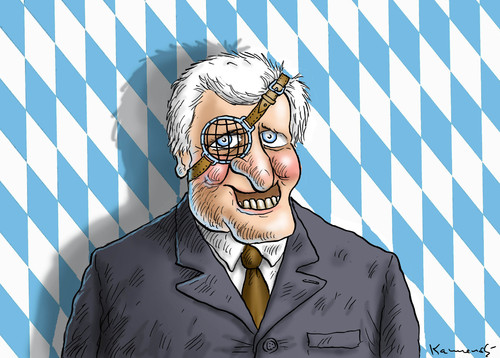 Cartoon: Seehofers Rechtschutz (medium) by marian kamensky tagged horst,seehofer,autobanhmaut,für,ausländer,bayern,wahlen,rumänenandrohung,rechtspopulismus,horst,seehofer,autobanhmaut,für,ausländer,bayern,wahlen,rumänenandrohung,rechtspopulismus