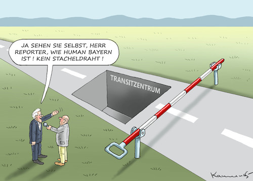 Cartoon: SEEHORST MIT MENSCHLICHEM ANLITZ (medium) by marian kamensky tagged merkel,seehofer,unionskrise,transitzentren,csu,cdu,flüchtlinge,merkel,seehofer,unionskrise,transitzentren,csu,cdu,flüchtlinge