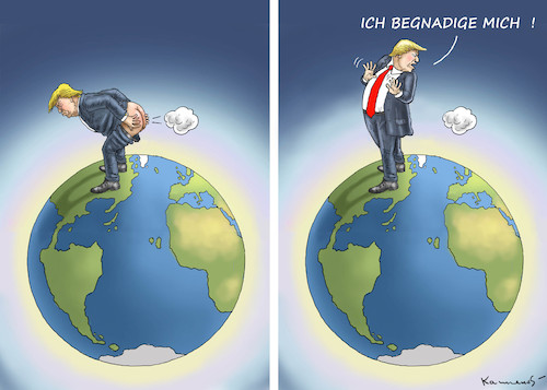 Cartoon: SELBSTBEGNADIGUNG (medium) by marian kamensky tagged obama,trump,präsidentenwahlen,usa,baba,vanga,republikaner,inauguration,demokraten,selbstbegnadigung,wikileaks,faschismus,obama,trump,präsidentenwahlen,usa,baba,vanga,republikaner,inauguration,demokraten,selbstbegnadigung,wikileaks,faschismus