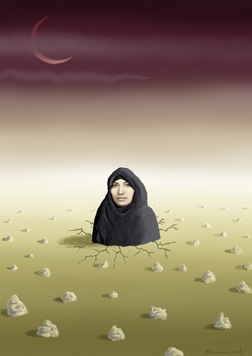 Cartoon: Sharia in Iran (medium) by marian kamensky tagged humor