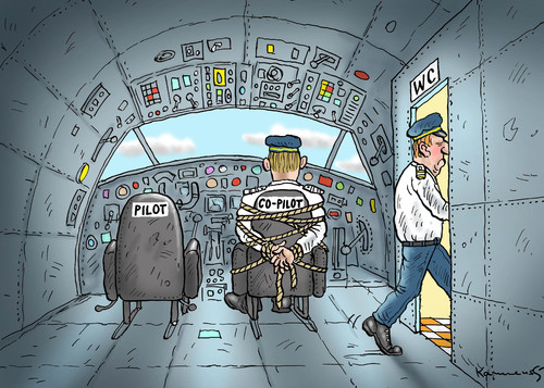 Cartoon: SICHER IST SICHER (medium) by marian kamensky tagged germanwings,andreas,lubitz,flugzeugabsturz,sicher,germanwings,andreas,lubitz,flugzeugabsturz