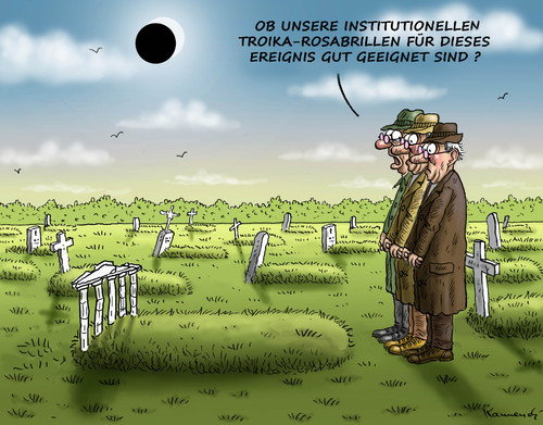 Cartoon: SONNENFINSTERNIS (medium) by marian kamensky tagged sonnenfinsternis,sonnenfinsternis