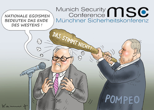 STEINMEIER BEI DER MSC STEINMEIER BEI DER MSC