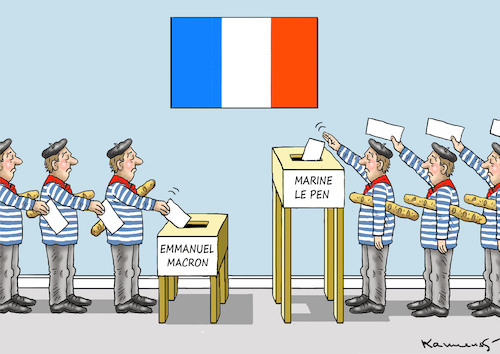 Cartoon: STICHWAHL IN FRANKREICH (medium) by marian kamensky tagged präsidenten,wahlen,in,frankreich,terroranschlag,stichwahl,champs,elysees,präsidenten,wahlen,in,frankreich,terroranschlag,stichwahl,champs,elysees