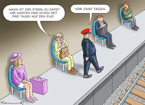 STREIKENDE IN SICHT STREIKENDE IN SICHT