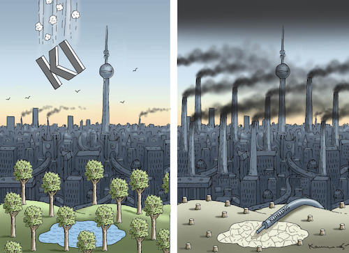 STROM-WASSERVERBRAUCH BEI DER KI
