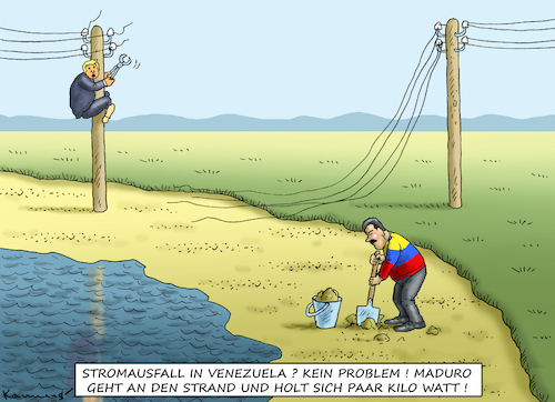 STROMAUSFALL IN VENEZUELA STROMAUSFALL IN VENEZUELA