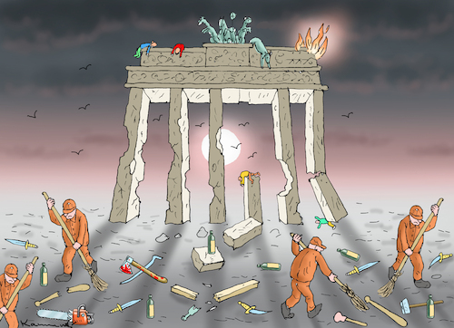 Cartoon: TAG NACH DER DEUTSCHEN EINHEIT (medium) by marian kamensky tagged tag,nach,der,deutschen,einheit,tag,nach,der,deutschen,einheit