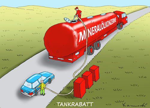 Cartoon: TANKRABATT (medium) by marian kamensky tagged tankrabatt,tankrabatt