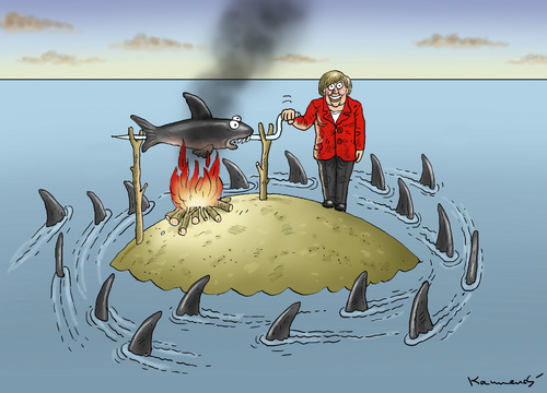 Cartoon: TAPFERE FRAU MERKEL (medium) by marian kamensky tagged wahlen,in,meklennburg,vorpommern,npd,afd,jörg,meuthen,horst,seehofer,merkel,csu,cdu,wahlen,in,meklennburg,vorpommern,npd,afd,jörg,meuthen,horst,seehofer,merkel,csu,cdu