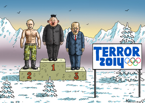 Cartoon: Terror Olympiade 2014 (medium) by marian kamensky tagged vitali,klitsccko,ukraine,janukowitsch,demokratie,gewalt,bürgerkrieg,timoschenko,helmut,schmidt,putinversteher,erdogan,twitter,facebook,youtube,olympia,vitali,klitsccko,ukraine,janukowitsch,demokratie,gewalt,bürgerkrieg,timoschenko,helmut,schmidt,putinversteher,erdogan,twitter,facebook,youtube,olympia