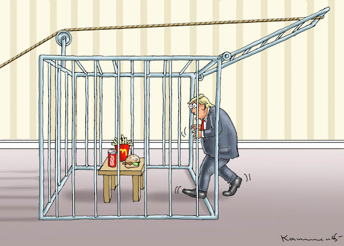 Cartoon: THE LAST OPTION (medium) by marian kamensky tagged us,wahlen,joe,biden,trump,corona,bob,woodward,harris,pence,us,wahlen,joe,biden,trump,corona,bob,woodward,harris,pence