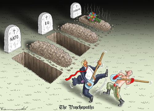 Cartoon: THE PSYCHOPATHS (medium) by marian kamensky tagged musk,trump,zuckerberg,bezos,felon,and,elon,in,panama,zölle,diktator,selenskyj,putin,ukraine,usa,china,handelskrieg,musk,trump,zuckerberg,bezos,felon,and,elon,in,panama,zölle,diktator,selenskyj,putin,ukraine,usa,china,handelskrieg