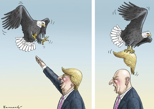 Cartoon: THE TIME S EAGLE UNCLE SAM (medium) by marian kamensky tagged präsident,donald,trump,repiblikaner,präsidentenwahl,in,amerika,präsident,donald,trump,repiblikaner,präsidentenwahl,in,amerika