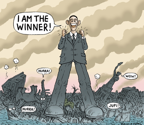 The winner Obama The winner Obama