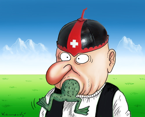 Cartoon: Tierhaltung (medium) by marian kamensky tagged tierhaltung,tierhaltung,tiere,frosch