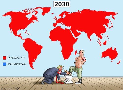 Cartoon: TOLLE ZUKUNFT (medium) by marian kamensky tagged ukraine,hilfe,republikaner,trump,biden,seleskyj,nato,scholz,ukraine,hilfe,republikaner,trump,biden,seleskyj,nato,scholz