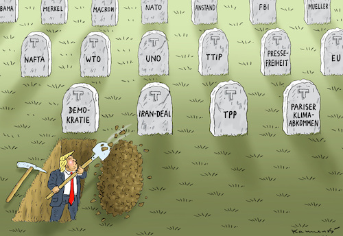 TOTENGRÄBER TRUMP TOTENGRÄBER TRUMP