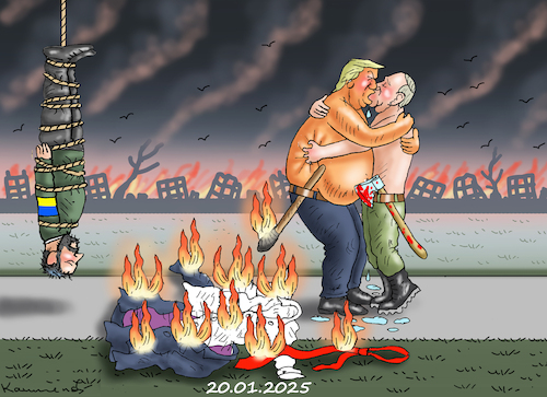 TRUMP BRENNT DURCH AM 20.01.2025 TRUMP BRENNT DURCH AM 20.01.2025