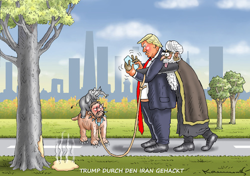 TRUMP DURCH DEN IRAN GEHACKT TRUMP DURCH DEN IRAN GEHACKT