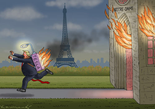 TRUMP IN NOTRE-DAME TRUMP IN NOTRE-DAME