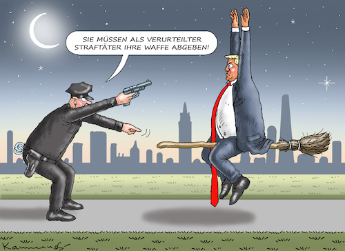 TRUMP MUSS WAFFE ABGEBEN! TRUMP MUSS WAFFE ABGEBEN!