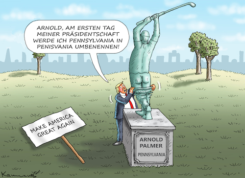 TRUMP UND ARNOLD PALMER TRUMP UND ARNOLD PALMER