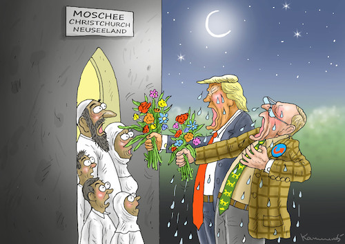 TRUMP UND GAULAND IN NEUSEELAND TRUMP UND GAULAND IN NEUSEELAND