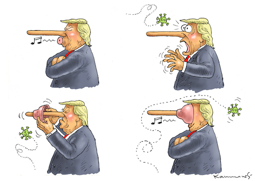 Cartoon: TRUMP VIRUS (medium) by marian kamensky tagged brexit,theresa,may,england,eu,schottland,weicher,wahlen,boris,johnson,nigel,farage,ostern,seidenstrasse,xi,jinping,referendum,trump,monsanto,bayer,glyphosa,strafzölle,coronavirus,brexit,theresa,may,england,eu,schottland,weicher,wahlen,boris,johnson,nigel,farage,ostern,seidenstrasse,xi,jinping,referendum,trump,monsanto,bayer,glyphosa,strafzölle,coronavirus