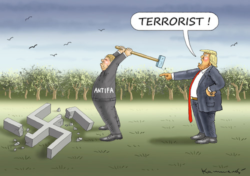 TRUMP WILL ANTIFA VERBIETEN TRUMP WILL ANTIFA VERBIETEN
