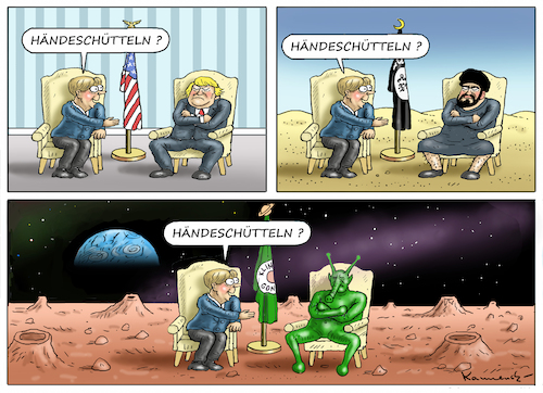 TRUMPS ANGST VOR BAKTERIEN TRUMPS ANGST VOR BAKTERIEN