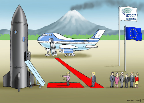 Cartoon: TRUMPS HEIMREISE (medium) by marian kamensky tagged obama,trump,präsidentenwahlen,usa,baba,vanga,republikaner,inauguration,demokraten,fbi,james,comey,wikileaks,faschismus,obama,trump,präsidentenwahlen,usa,baba,vanga,republikaner,inauguration,demokraten,fbi,james,comey,wikileaks,faschismus