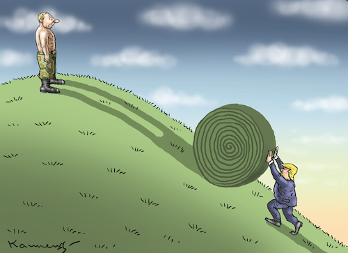 Cartoon: TRUMPS SCHATTENBEKÄMPFUNG (medium) by marian kamensky tagged obama,trump,präsidentenwahlen,usa,baba,vanga,republikaner,inauguration,demokraten,wikileaks,faschismus,obama,trump,präsidentenwahlen,usa,baba,vanga,republikaner,inauguration,demokraten,wikileaks,faschismus