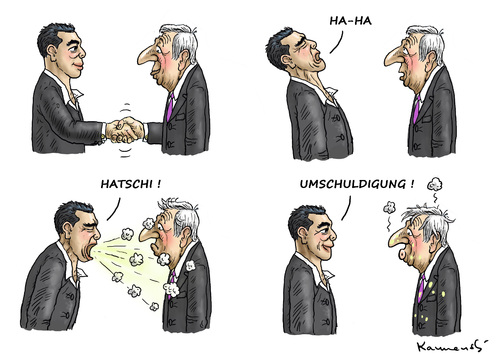 TSIPRAS JUNCKER TSIPRAS JUNCKER