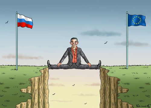 Cartoon: TSIPRAS SPAGAT (medium) by marian kamensky tagged alexis,tsipras,griechenland,rettungsschirm,eu,griechowestern,alexis,tsipras,griechenland,rettungsschirm,eu,griechowestern