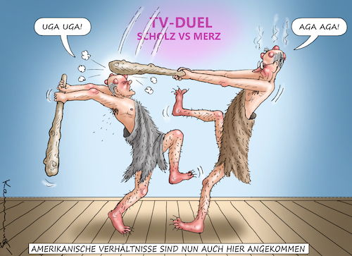TV-DUELL SCHOLZ VS MERZ TV-DUELL SCHOLZ VS MERZ