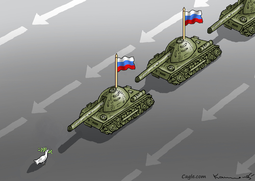 Cartoon: UKRAINISCHER TIANANMEN (medium) by marian kamensky tagged putins,bescherung,ukraine,provokation,baerbock,lawrow,nato,osterweiterung,putins,bescherung,ukraine,provokation,baerbock,lawrow,nato,osterweiterung