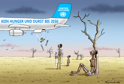 Cartoon: UN bis 2030 (medium) by marian kamensky tagged un,resoöution,kongress,un,resoöution,kongress