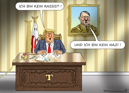 Cartoon: UNSCHULDSLAMM TRUMP (medium) by marian kamensky tagged brexit,theresa,may,england,eu,schottland,weicher,wahlen,boris,johnson,nigel,farage,ostern,seidenstrasse,xi,jinping,referendum,trump,monsanto,bayer,glyphosa,strafzölle,brexit,theresa,may,england,eu,schottland,weicher,wahlen,boris,johnson,nigel,farage,ostern,seidenstrasse,xi,jinping,referendum,trump,monsanto,bayer,glyphosa,strafzölle