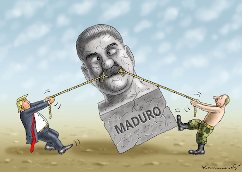 Cartoon: VENEZUELA (medium) by marian kamensky tagged venezuela,maduro,trump,putin,revolution,oil,industry,socialism,venezuela,maduro,trump,putin,revolution,oil,industry,socialism
