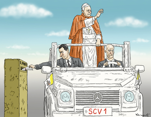 Cartoon: Verräter des Papstes (medium) by marian kamensky tagged gabriel,verräter,kirche,katholische,vatikan,papst,papst,vatikan,katholische kirche,verräter,gabriel,katholische,kirche